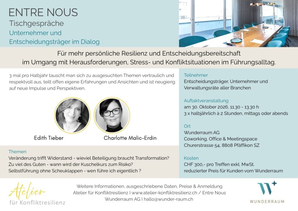 ENTRE NOUS - Unternehmer und Entscheidungsträger im Dialog
